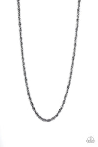 Instant Replay - Black Necklace - Paparazzi Accessories