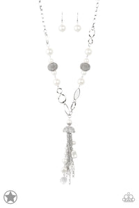 Designated Diva - White Necklace - Paparazzi Accessories