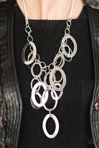 A Silver Spell Silver Neckalce - Paparazzi Accessories