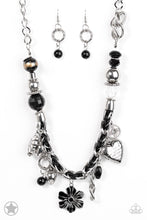 Load image into Gallery viewer, Charmed, I Am Sure - Black Necklace - Paparazzi Accessories