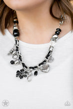 Load image into Gallery viewer, Charmed, I Am Sure - Black Necklace - Paparazzi Accessories