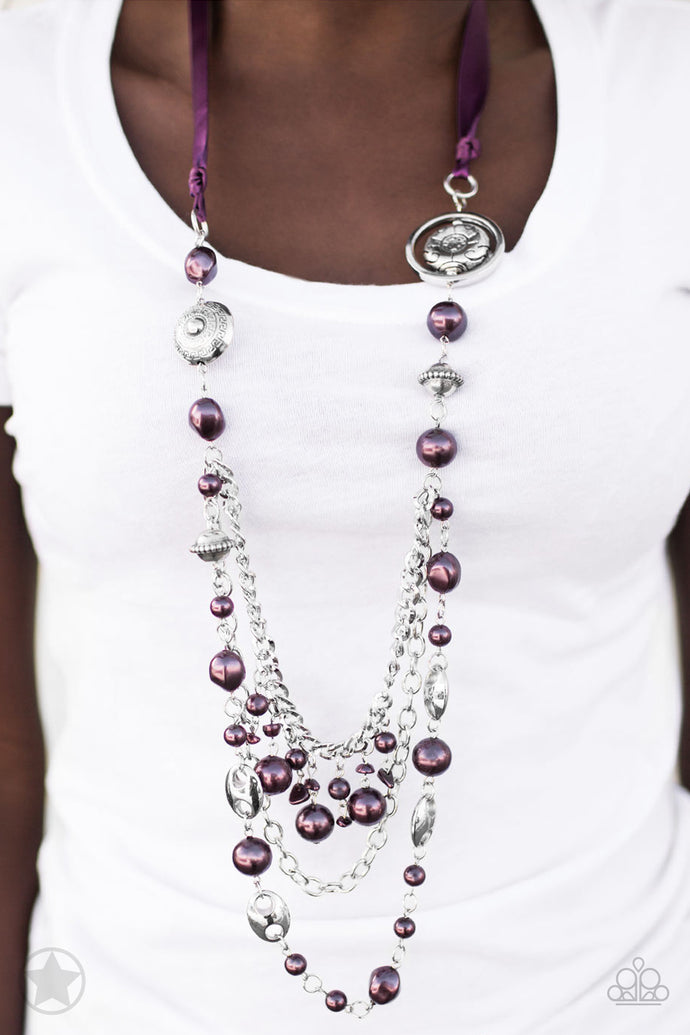 All The Trimmings - Purple Necklace - Paparazzi Accessories