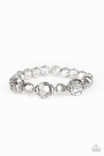 Crystal Collision - Silver Bracelet - Paparazzi Accessories - Natalie's Trendy Treasures