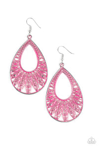 Flamingo Flamenco - Pink Earrings - Paparazzi Accessories - Natalie's Trendy Treasures