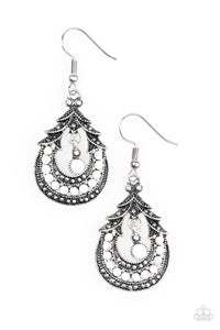 Holi - White Earrings - Paparazzi Accessories - Natalie's Trendy Treasures