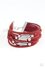 Load image into Gallery viewer, Back To BACKPACKER - Red Bracelet - Paparazzi Accessories