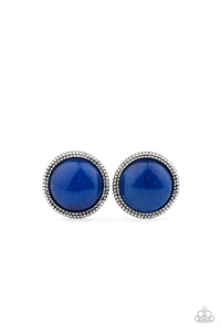 Desert Dew - Blue Earrings - Paparazzi Accessories - Natalie's Trendy Treasures