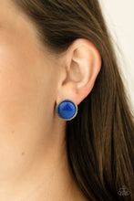 Load image into Gallery viewer, Desert Dew - Blue Earrings - Paparazzi Accessories - Natalie&#39;s Trendy Treasures