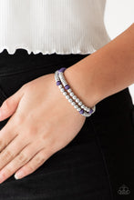 Load image into Gallery viewer, Downright Dressy - Purple Bracelet - Paparazzi Accessories - Natalie&#39;s Trendy Treasures