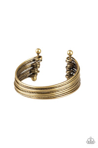 Endlessly Empress - Brass Bracelet - Paparazzi Accessories - Natalie's Trendy Treasures