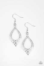 Load image into Gallery viewer, Finest First Lady - White Earrings - Paparazzi Accessories - Natalie&#39;s Trendy Treasures