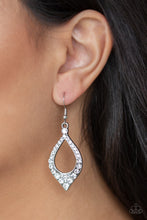 Load image into Gallery viewer, Finest First Lady - White Earrings - Paparazzi Accessories - Natalie&#39;s Trendy Treasures