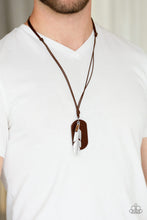 Load image into Gallery viewer, Flying Solo - Brown Necklace -Paparazzi Accessories