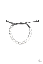 Load image into Gallery viewer, Goalpost - Silver Bracelet - Paparazzi Accessories - Natalie&#39;s Trendy Treasures