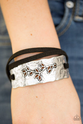 Branching Out - Black Bracelet - Paparazzi Accessories - Natalie's Trendy Treasures