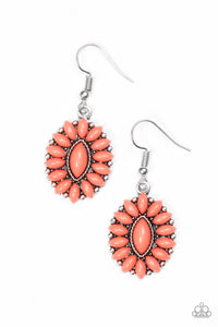 Spring Tea Parties - Orange Earrings - Paparazzi Accessories - Natalie's Trendy Treasures