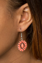 Load image into Gallery viewer, Spring Tea Parties - Orange Earrings - Paparazzi Accessories - Natalie&#39;s Trendy Treasures