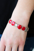 Load image into Gallery viewer, Bubble Blast - Red Bracelet - Paparazzi Accessories - Natalie&#39;s Trendy Treasures