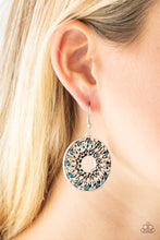 Load image into Gallery viewer, Malibu Musical - Blue Earrings - Paparazzi Accessories - Natalie&#39;s Trendy Treasures