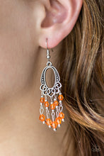 Load image into Gallery viewer, Not The Only Fish In The Sea - Orange Earrings - Paparazzi Accessories - Natalie&#39;s Trendy Treasures