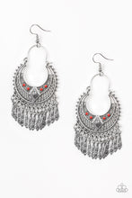 Load image into Gallery viewer, Walk On The Wildside - Red Earrings - Paparazzi Accessories - Natalie&#39;s Trendy Treasures