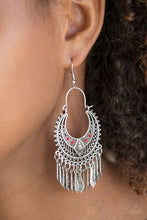 Load image into Gallery viewer, Walk On The Wildside - Red Earrings - Paparazzi Accessories - Natalie&#39;s Trendy Treasures