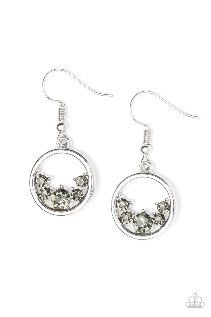 Effortlessly Effervescent - Silver Earrings - Paparazzi Accessories - Natalie's Trendy Treasures