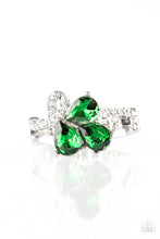 Load image into Gallery viewer, Friends In High-End Places - Green Ring - Paparazzi Accessories - Natalie&#39;s Trendy Treasures