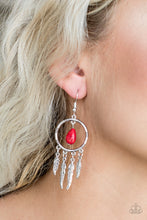 Load image into Gallery viewer, Southern Plains - Red Earrings - Paparazzi Accessories - Natalie&#39;s Trendy Treasures