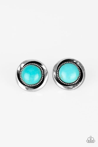 Out Of This Galaxy - Blue Earrings - Paparazzi Accessories - Natalie's Trendy Treasures