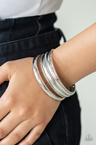 Basic Bauble - Silver Bracelet - Paparazzi Accessories