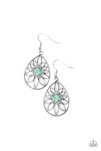 Load image into Gallery viewer, Take It GLOW - Green Earrings - Paparazzi Accessories - Natalie&#39;s Trendy Treasures