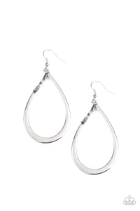 Very Enlightening - Silver Earrings - Paparazzi Accessories - Natalie's Trendy Treasures