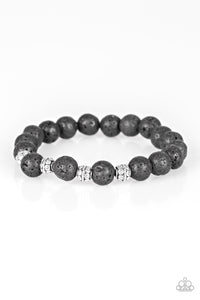 Down To Earth - Black Bracelet - Paparazzi Accessories - Natalie's Trendy Treasures