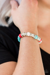 Across The Mesa - Multi Bracelet- Paparazzi Accessories - Natalie's Trendy Treasures