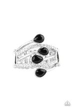 Load image into Gallery viewer, Bling Dream - Black Ring - Paparazzi Accessories - Natalie&#39;s Trendy Treasures