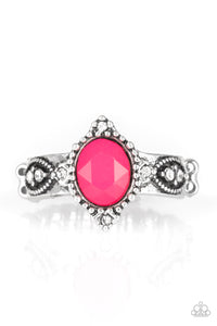 Pricelessly Princess - Pink Ring - Paparazzi Accessories