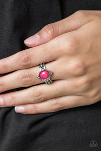 Pricelessly Princess - Pink Ring - Paparazzi Accessories