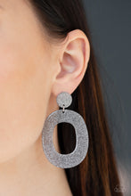 Load image into Gallery viewer, Miami Boulevard - Silver Earrings - Paparazzi Accessories - Natalie&#39;s Trendy Treasures