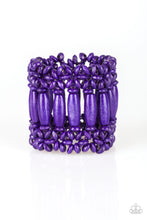 Load image into Gallery viewer, Barbados Beach Club - Purple Bracelet - Paparazzi Accessories - Natalie&#39;s Trendy Treasures