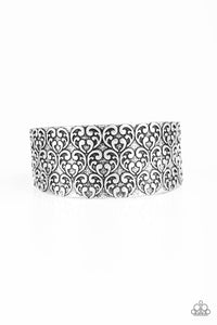 Eat Your Heart Out - Silver Bracelet - Paparazzi Accessories - Natalie's Trendy Treasures