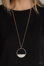 Load image into Gallery viewer, Bet Your Bottom Dollar - Rose Gold Necklace - Paparazzi Accessories