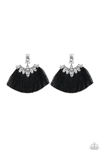 Formal Flair Black Earrings - Paparazzi Accessories - Natalie's Trendy Treasures