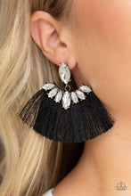 Load image into Gallery viewer, Formal Flair Black Earrings - Paparazzi Accessories - Natalie&#39;s Trendy Treasures