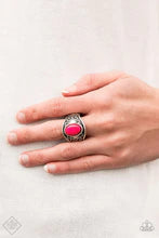 Load image into Gallery viewer, Let&#39;s Take It from The POP - Pink Ring - Paparazzi Accessories