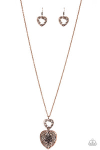 Garden Lovers - Copper Necklace - Paparazzi Accessories