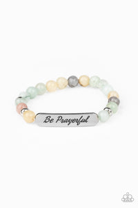 Be Prayerful - Green Bracelet - Paparazzi Accessories