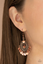 Load image into Gallery viewer, Chime Chic - Copper Earrings - Paparazzi Accessories