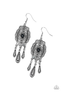 Natural Native - Black Earrings - Paparazzi Accessories - Natalie's Trendy Treasures