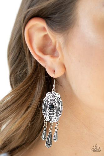 Natural Native - Black Earrings - Paparazzi Accessories - Natalie's Trendy Treasures